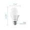 Luxrite A19 LED Light Bulbs 11W (75W Equivalent) 1100LM 3000K Soft White Dimmable E26 Base 16-Pack LR21431-16PK - alternate 6